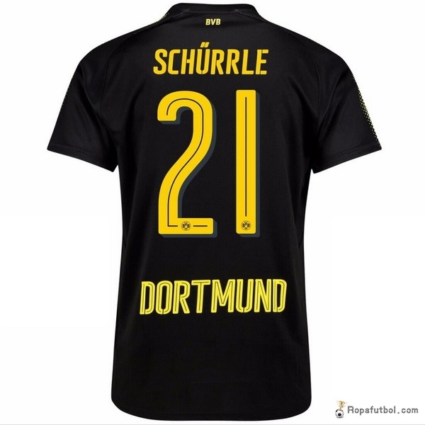 Camiseta Borussia Dortmund Replica Segunda Ropa Schurrle 2017/18